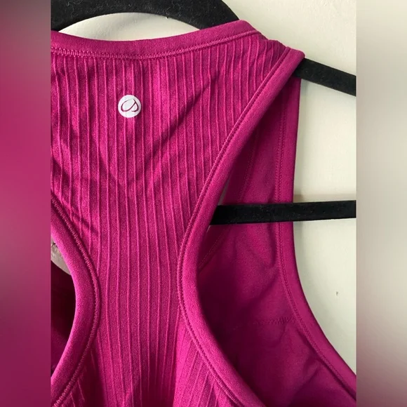 NWT• CRZ YOGA Pink Crop Top Medium - Picture 4 of 8